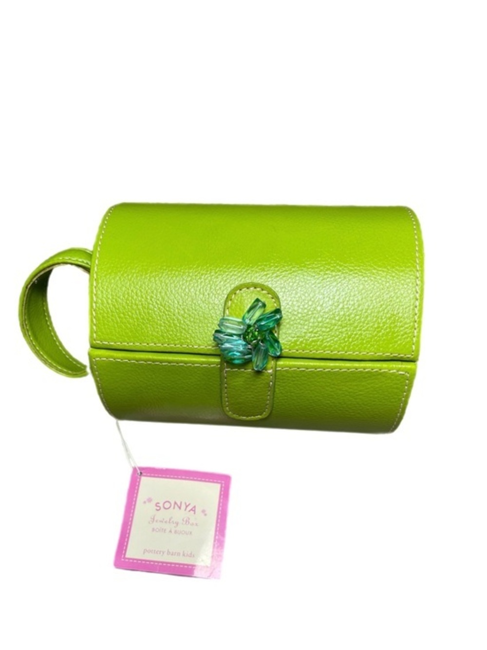 NWT - Sonya x Pottery Barn Leather Roller Jewelry Box